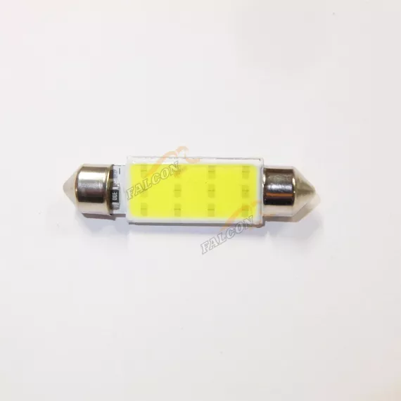 Светодиод 12V Т11х41 (LEDFOOT) C5W 41мм салон, номерн.знак белые
