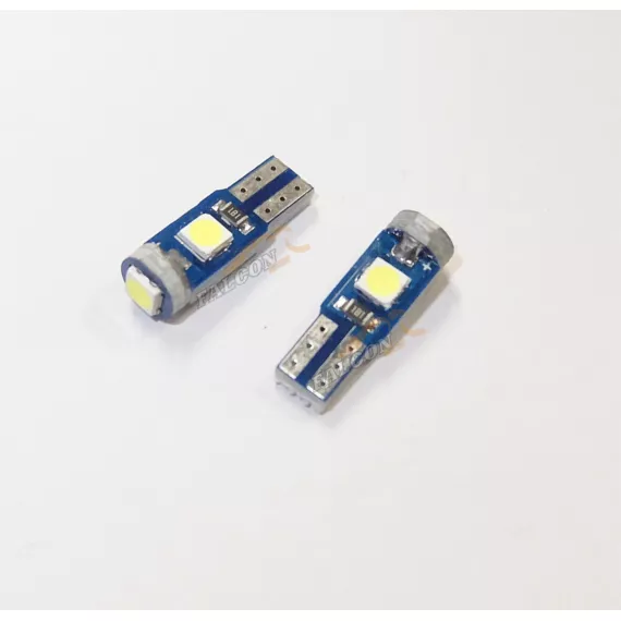 Светодиод 12V Т5 б/ц (LEDFOOT) 3030 SMD W1.2W 73 74 3 диода приборная панель