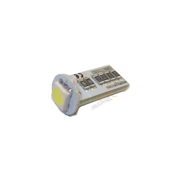 Светодиод 24V T10W (MEGAPOWER) (W2,1*9,5d) 1 SMD 5050 WHITE 6000K с блок-м ошибок CANbus 20лм Светодиод 24V T10W (MEGAPOWER) (W2,1*9,5d) 1 SMD 5050 WHITE 6000K с блок-м ошибок CANbus 20лм