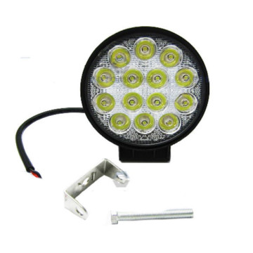 Фара светодиодная доп. света 12-24V 14SMD 42W круг ДИАЛУЧ (направленный свет)