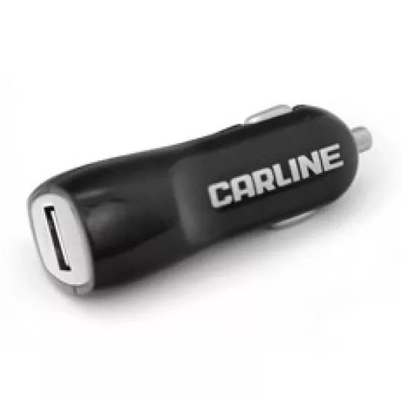 Адаптер CARLINE 2хUSB в прикурив. черный
