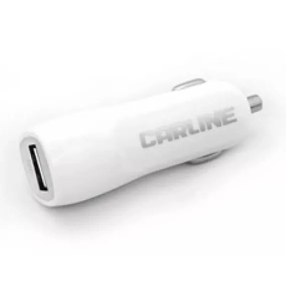 Зарядка USB в прикуриватель (CarLine) 12V/24V 1xUSB 1A Белый CH-1UW