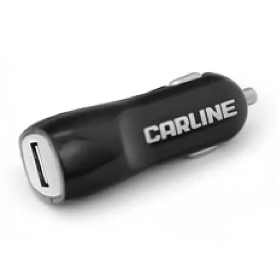 Зарядка USB в прикуриватель (CarLine) 12V/24V 1xUSB 1A Чёрный CH-1UB