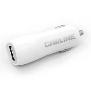 Зарядка USB в прикуриватель (CarLine) 12V/24V 1xUSB 1A Белый CH-1UW