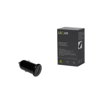 Зарядка "Адаптер USB в прикуриватель" (Лада-Имидж LECAR) 12V/24V 1xUSB 2.1A
