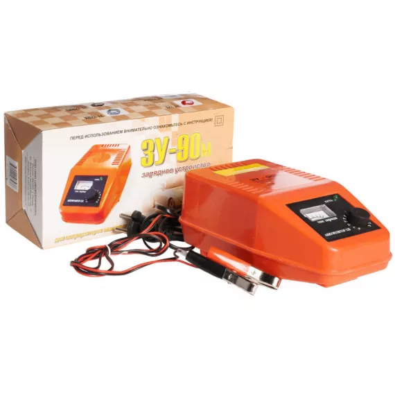ЗУ 12V, 1А-8А, 50-90 А/ч (Оборонприбор) ЗУ-90М, стрел. индик.