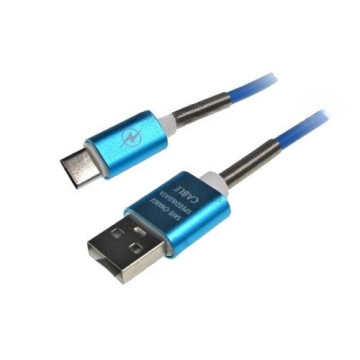 Кабель USB - Type-C силиконовый (L=1м.) MONLAS