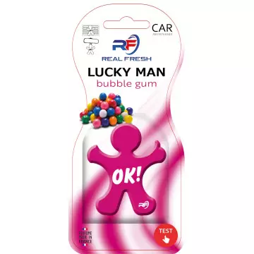 Ароматизатор на дефлек (Real Fresh) LUCKY MAN Бабл Гам