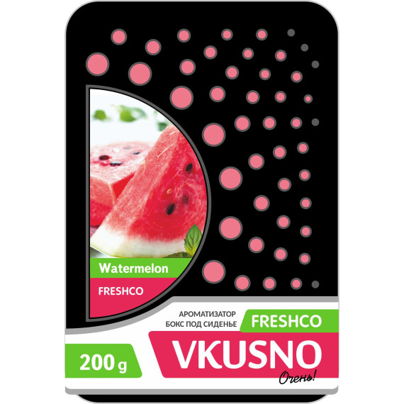 Ароматизатор под сиденье (FRESHCO) Vkusno "Арбуз" AR4BX030