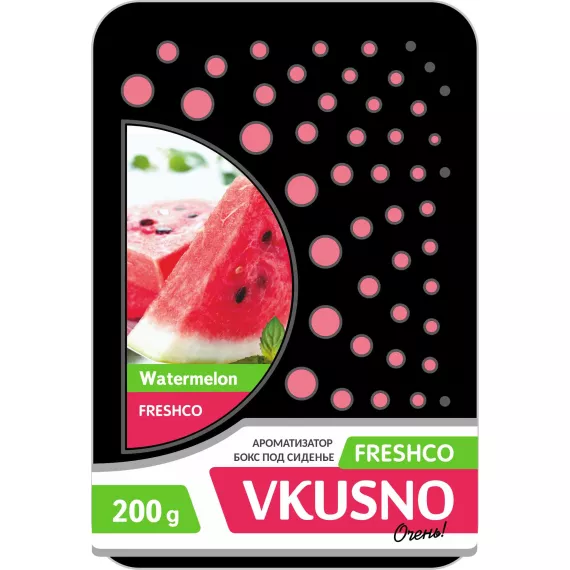 Ароматизатор под сиденье (FRESHCO) Vkusno "Арбуз" AR4BX030