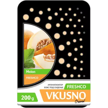 Ароматизатор под сиденье (FRESHCO) Vkusno "Дыня" AR4BX040
