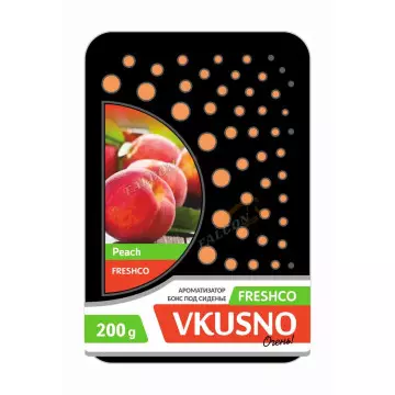 Ароматизатор под сиденье (FRESHCO) Vkusno "Персик" AR4BX070
