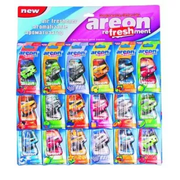 Ароматизатор подвес жидкий (AREON) AUTO дисплей 18шт