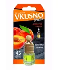 Ароматизатор подвес жидкий (FRESHCO) "Vkusno" Персик AR1VB003 дерево+стекло