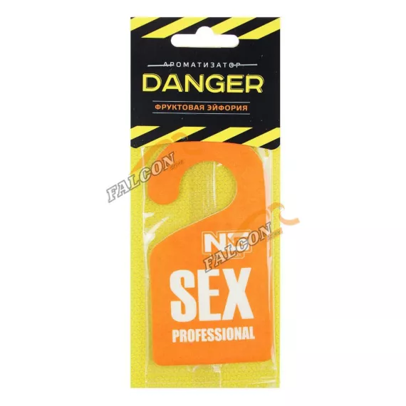 Ароматизатор подвес картон Danger/Sexprofessional (NEW GALAXY) Фруктовая эйфория 794-319