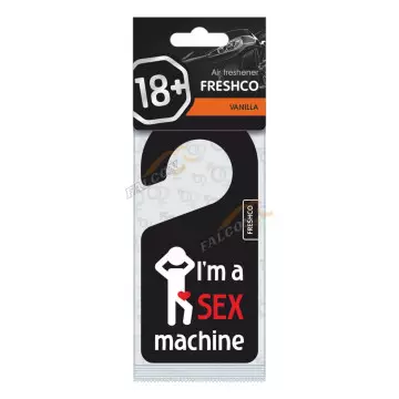 Ароматизатор подвес картон (FRESHCO) "18+" Ваниль AR1VM080
