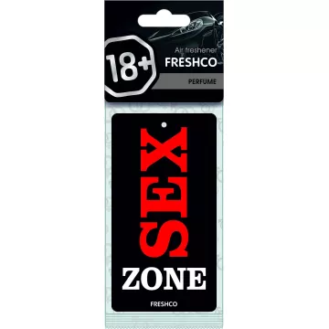 Ароматизатор подвес картон (FRESHCO) "18+" Парфюм AR1VM050