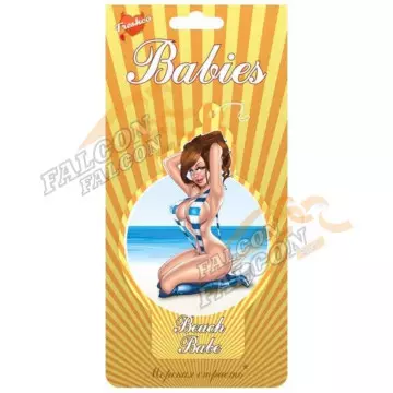 Ароматизатор подвес картон (FRESHCO) "Babies Beach Babe" Морская свежесть BBS05