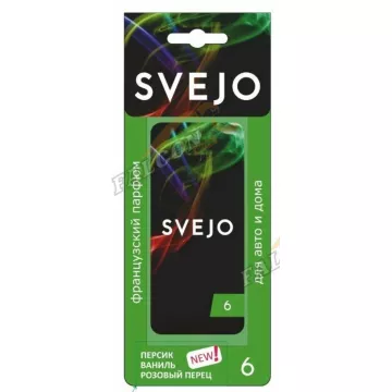 Ароматизатор подвес картон (SVEJO) PREMIUM №6