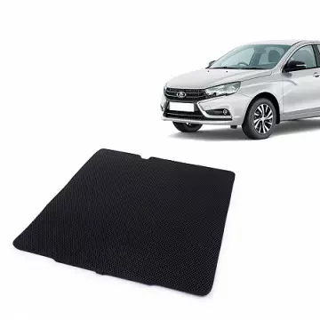 Коврик багажника 2180 Vesta SW (универсал) нижний EVA,черные/окант черная.DRIVE CS20