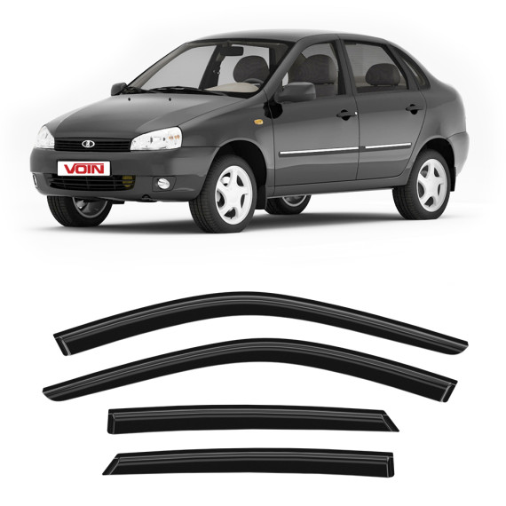 Дефлектора боковых стекол -1118 Калина 1/ Калина 2/ Гранта Седан Хетч Лифт (VOIN) накл к-т