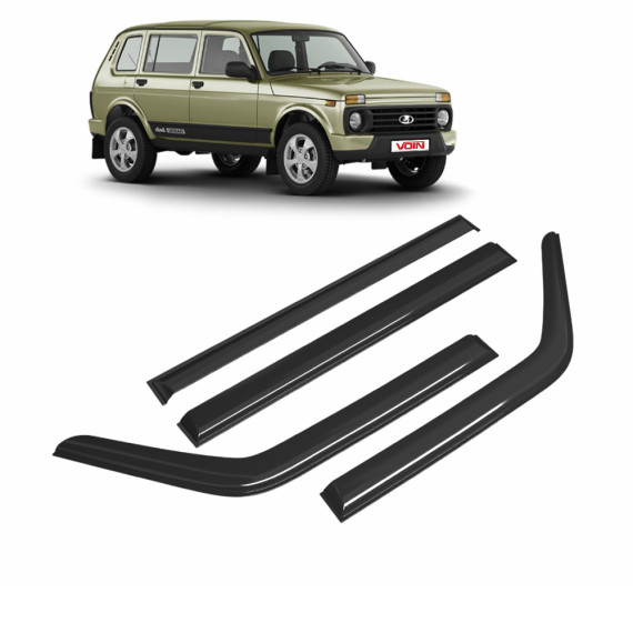 Дефлектора боковых стекол -2131  4x4 5D (VOIN) накл к-т