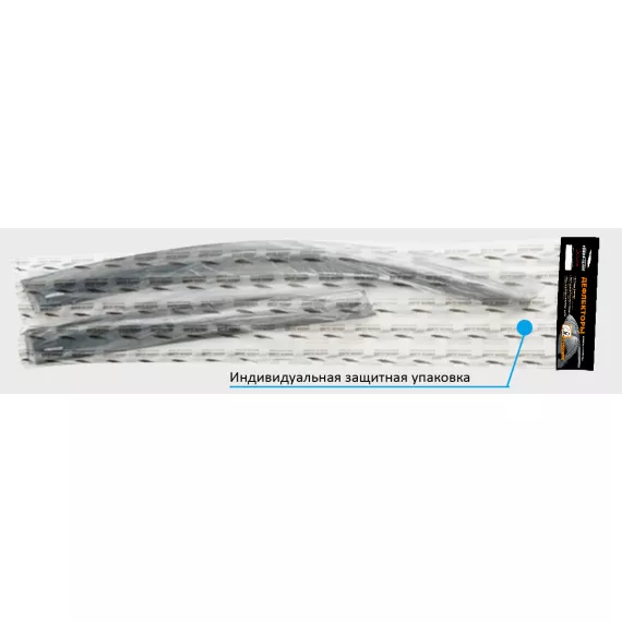 Дефлектора боковых стекол -2190 Granta лифтбэк (VORON GLASS) накл к-т