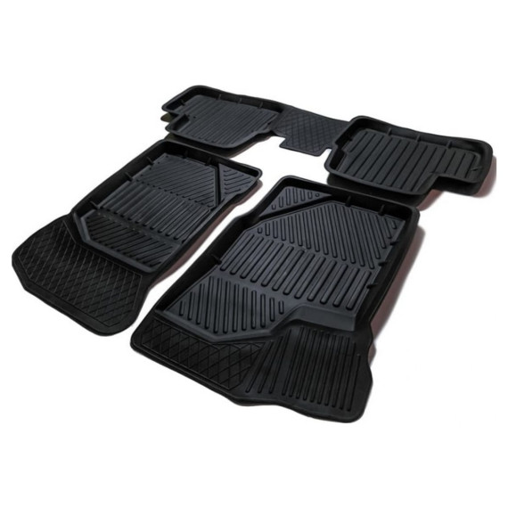 Коврик салона -1118 Kalina резиновый (СРТК) к-т