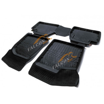 Коврик салона -2110-12 резиновый (СРТК) к-т