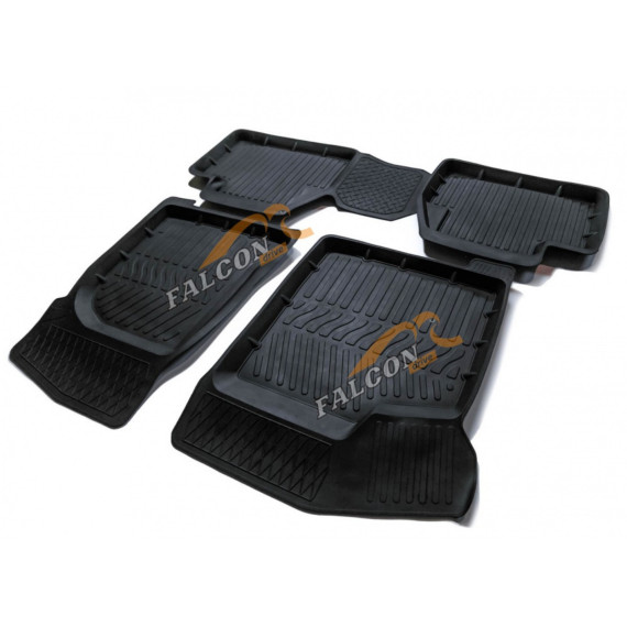 Коврик салона -2110-12 резиновый (СРТК) к-т