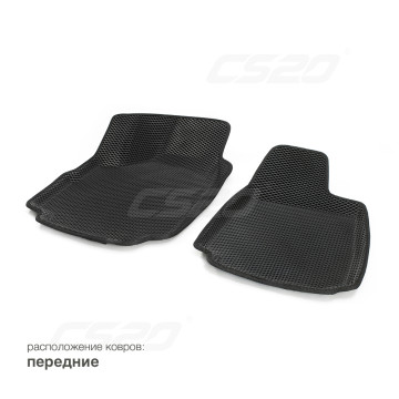 Коврики салона 2180 Веста EVA,черные/окант черная.DRIVE CS20