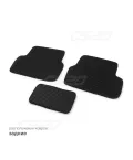 Коврики салона CHEVROLET Lanos, 2002-09 EVA,черные/окант черная.DRIVE CS20