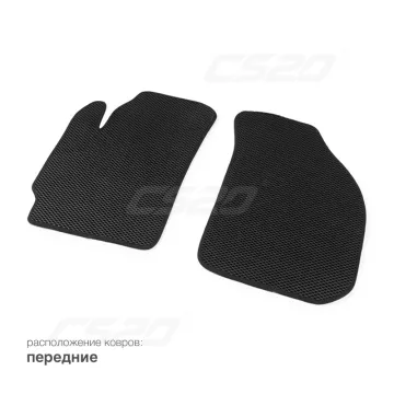 Коврики салона Daewoo Matiz (98-) EVA,черные/окант черная.DRIVE CS20