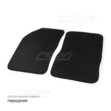 Коврики салона DAEWOO Nexia, EVA,черные/окант черная.DRIVE CS20