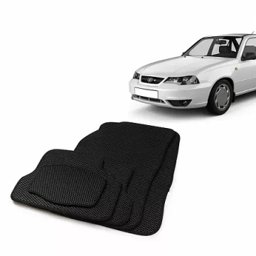 Коврики салона DAEWOO Nexia, EVA,черные/окант черная.DRIVE CS20