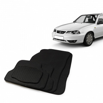 Коврики салона DAEWOO Nexia, EVA,черные/окант черная.DRIVE CS20