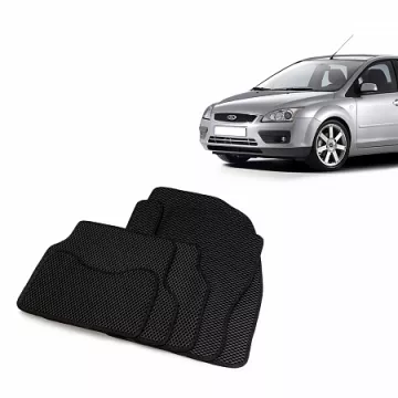 Коврики салона FORD Focus 2 (C307), 2002-11, EVA,черные/окант черная.DRIVE CS20