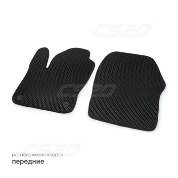 Коврики салона FORD Focus 3 (С346), 2010-18 EVA,черные/окант черная.DRIVE CS20