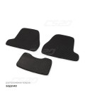 Коврики салона FORD Focus 3 (С346), 2010-18 EVA,черные/окант черная.DRIVE CS20