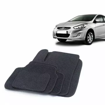 Коврики салона HYUNDAI Solaris 2, с 2017 EVA,черные/окант черная.DRIVE CS20