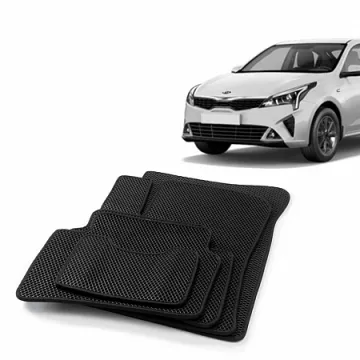 Коврики салона KIA Rio 4 (FB), с 2016 EVA,черные/окант черная.DRIVE CS20