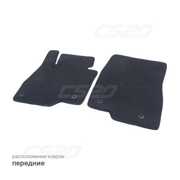 Коврики салона MAZDA 6 3 (GJ), 2012-15 EVA,черные/окант черная.DRIVE CS20