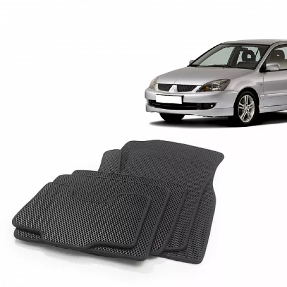 Коврики салона MITSUBISHI Lancer IX, 2003-09 EVA,черные/окант черная.DRIVE CS20