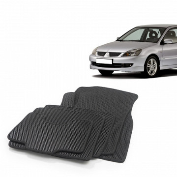 Коврики салона MITSUBISHI Lancer IX, 2003-09 EVA,черные/окант черная.DRIVE CS20