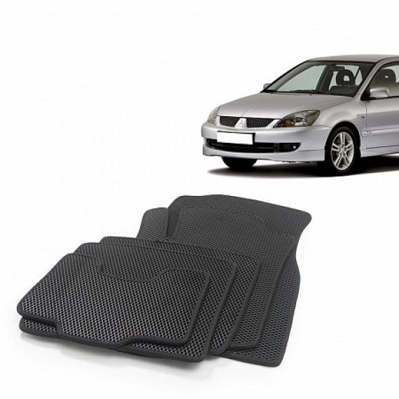 Коврики салона MITSUBISHI Lancer IX, 2003-09 EVA,черные/окант черная.DRIVE CS20