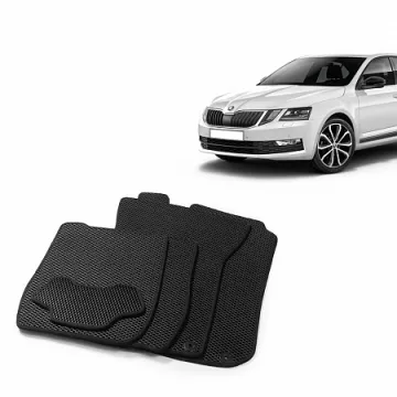 Коврики салона SKODA Octavia III (A7/5E), с 2013 EVA,черные/окант черная.DRIVE CS20