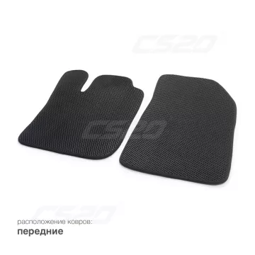 Коврики салона  X-Ray с перем EVA,черные/окант черная.CS20