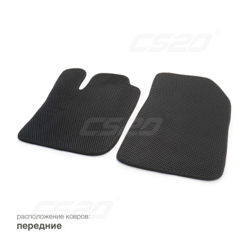 Коврики салона  X-Ray с перем EVA,черные/окант черная.CS20