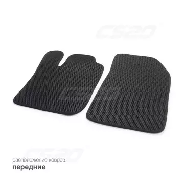 Коврики салона  X-Ray с перем EVA,черные/окант черная.CS20
