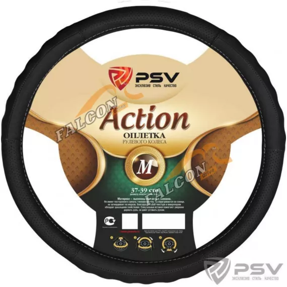 Оплетка M d-38см (PSV) Action Fiber Черная 121936